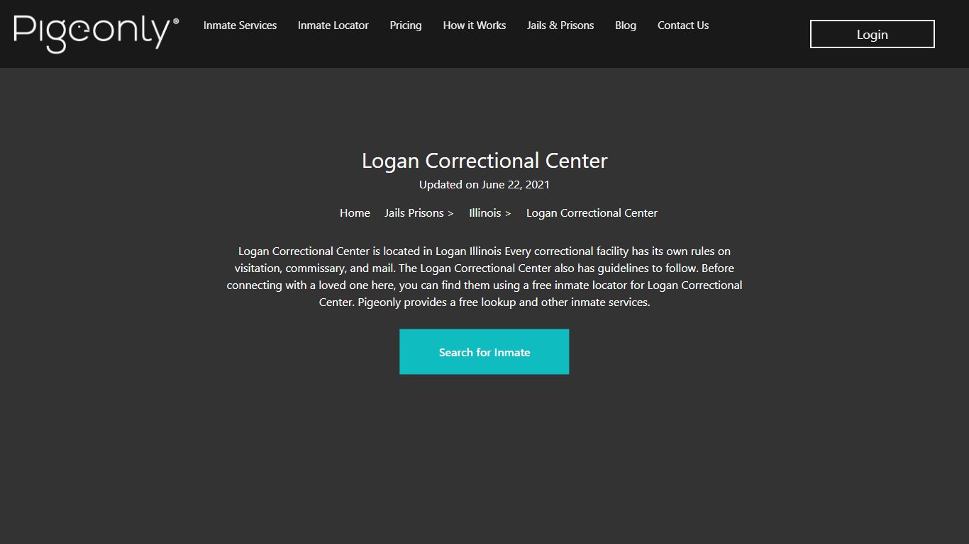 Logan Correctional Center Inmate Lookup | Illinois